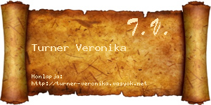 Turner Veronika névjegykártya